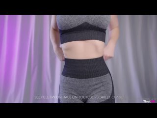 scarlet chase spandex youtube try on haul uncensored big ass young